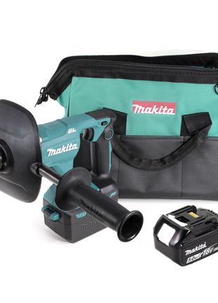 Makita DUT 131 T1 Akku Rührgerät 18 V Brushless + 1x Akku 5,0 Ah + Tasche - ohne Ladegerät - Toolbrothers