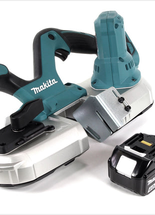 Makita DPB 182 M1 Akku-Bandsäge 18V LXT + 1x Akku 4,0Ah Li-Ion mit LED - Anzeige - Toolbrothers