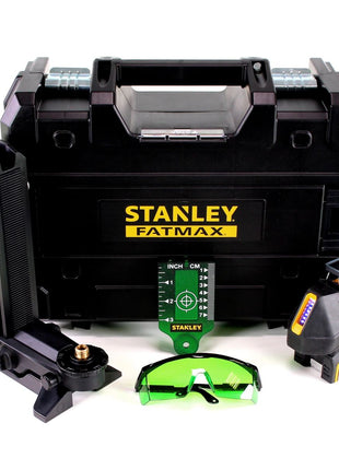 Stanley SLG-2V Linien Laser FatMax Li-Ion Grün ( FMHT77617-1 ) 360° IP54 + TSTAK - Toolbrothers