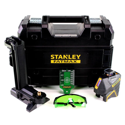Stanley SLG-2V Linien Laser FatMax Li-Ion Grün ( FMHT77617-1 ) 360° IP54 + TSTAK - Toolbrothers