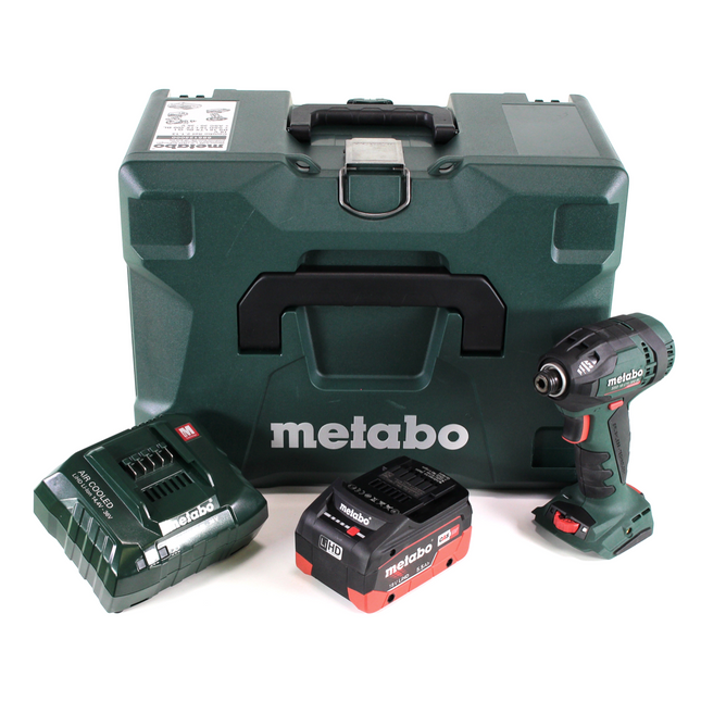 Metabo SSD 18 LTX 200 BL Akku Schlagschrauber 18V 200Nm 1/4" Brushless + 1x Akku 5,5Ah + Ladegerät + MetaLoc - Toolbrothers