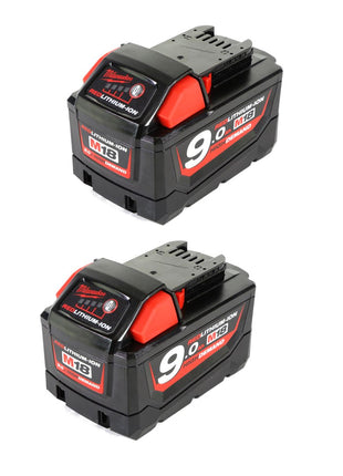 Milwaukee Akku Starter 18V Set mit 2x M18 B9 Akku 9,0Ah - Toolbrothers