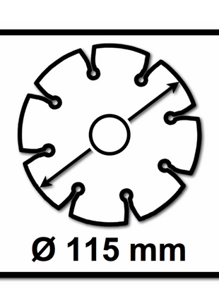 WellCut Diamant Trennscheiben Set 115x22,2mm mit 2x Universal turbo ( 888 - 115 / 22 ) + Special ( 334 - 115 / 22 ) - Toolbrothers