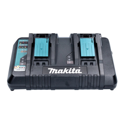 Makita Power Source Kit 18 V mit 4x BL 1830 B Akku 3,0 Ah ( 4x 197599-5 ) + DC 18 RD Doppelladegerät ( 196933-6 ) + Makpac - Toolbrothers