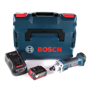 Bosch GGS 18 V-LI Akku Geradschleifer 18V + 1x Akku 3,0Ah + Ladegerät + L-Boxx