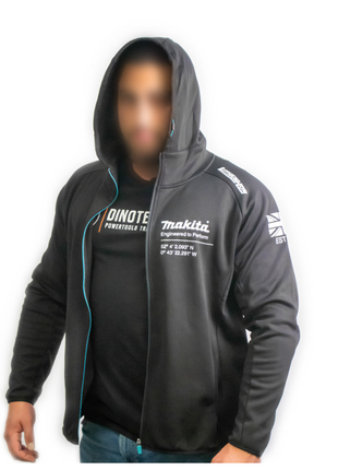 Makita Kapuze / Hoodie Jacke L Polyester Arbeit und Freizeit ( 98P1818-L ) - Toolbrothers