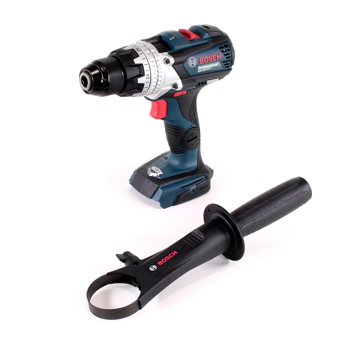 Bosch GSR 18V-110 C Professional Akku Bohrschrauber 18 V 110 Nm Brushless Solo ( 06019G0108 ) - ohne Akku, ohne Ladegerät