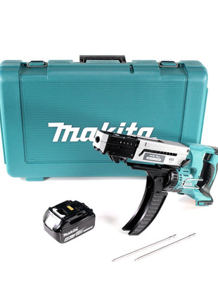 Makita DFR 750 M1E Akku Magazinschrauber 18 V 45-75mm + 1x Akku 4,0Ah + Koffer - ohne Ladegerät - Toolbrothers