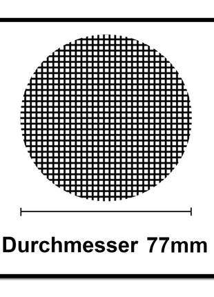 Mirka ABRANET Schleifscheiben Grip Ø 77mm Durchmesser P80 50 Stk. ( 5420305080 ) - Toolbrothers