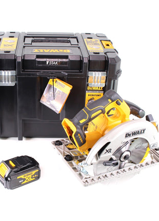 DeWalt DCS 572 NT Akku Handkreissäge 18V 184 x 16 mm + 1x Akku 4,0Ah + T-STAK - ohne Ladegerät - Toolbrothers