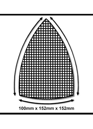 Mirka DEOS Delta-Kit Abranet DEOS 663CV Deltaschleifer 250W 100x152x152mm 3,0mm Hub + 150 Stk. Delta Schleifblätter Grip + systainer ( KIT1908WOMDE ) - Toolbrothers