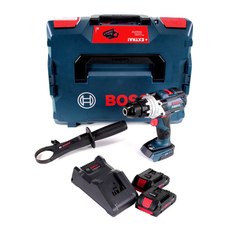 Bosch GSR 18V-110 C Akku Bohrschrauber 18V 110Nm Brushless ( 06019G010A ) + 2x ProCore Akku 4,0Ah + Ladegerät + L-Boxx - Toolbrothers