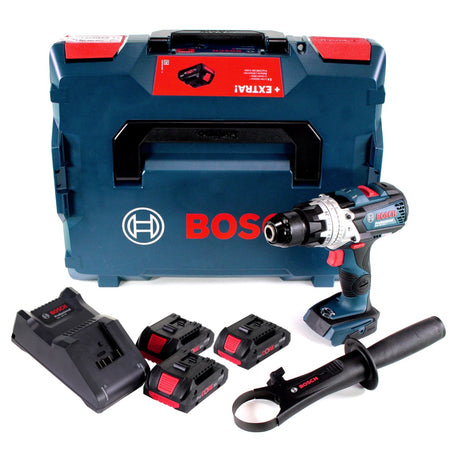 Bosch GSB 18V-110 C cordless impact drill Professional 18V 110Nm+ 3x ProCore rechargeable battery 4.0 Ah + charger + L-Boxx ( 0615990L4N )