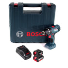 Bosch Professional GSR 18V-21 Akku Bohrschrauber 18V 55Nm + 2x Akku 6,0Ah + Ladegerät + Koffer