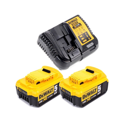 DeWalt DCF 887 P2 Avvitatore a impulsi brushless 18 V XR con attacco esagonale 1/4" in valigetta TStak+ 2x Batterie DCB 184 5,0 Ah + Caricabatterie DCB 115
