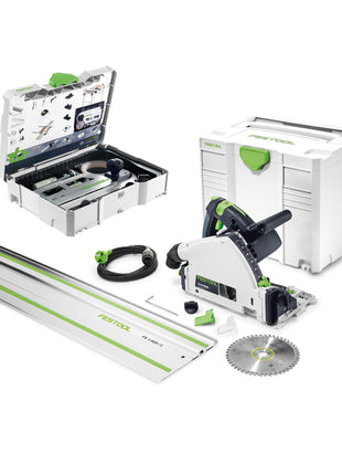 Festool TS 55 REBQ-PLUS-FS Tauchsäge 1200W 160 mm + Zubehör + Systainer ( 561580 )