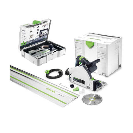 Sierra de inmersión Festool TS 55 REBQ-PLUS-FS 1200W 160 mm + accesorios + systainer (561580)