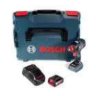Bosch GDX 18 V-200 C Professional Llave de impacto a batería en maletín L-Boxx + Módulo de conexión Bluetooth GCY 30-4 - Sin batería, sin cargador incluidos