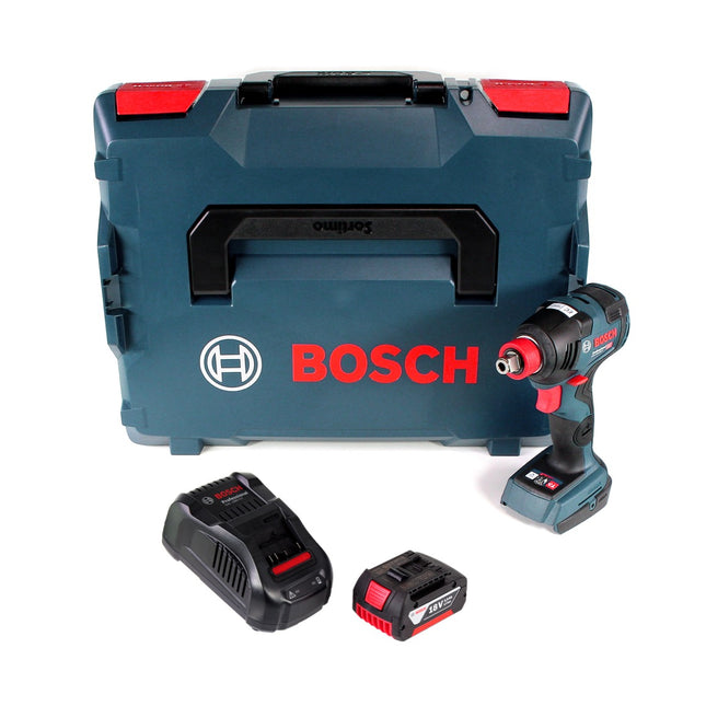 Bosch GDX 18 V-200 C Professional Avvitatore a massa battente a batteria in valigetta L-Boxx + Bosch GCY 30-4 Professional Modulo Bluetooth Connectivity ​​​​​​​- senza batteria, senza caricatore ( 0 601 9G4 200 )