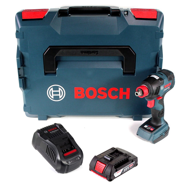 Bosch GDX 18 V-200 C Professional Avvitatore a massa battente a batteria in valigetta L-Boxx - senza batteria, senza caricatore