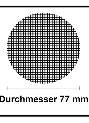 Mirka DEROS 325CV 77mm Exzenterschleifer Hub 2,5mm 250W Brushless ( MID3252011 ) + 158x Schleifscheibe ABRANET