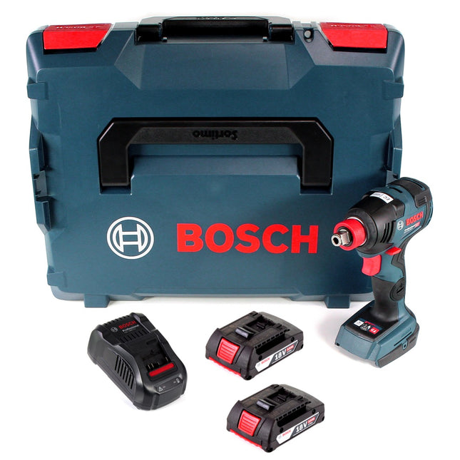 Bosch GDX 18 V-200 C Professional Avvitatore a massa battente a batteria in valigetta L-Boxx - senza batteria, senza caricatore