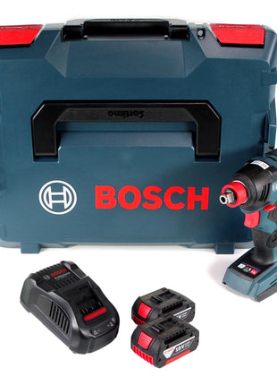 Bosch GDX 18V-200 C Akku Drehschlagschrauber 18V 200 Nm Brushless + 2x Akku 3,0Ah + Ladegerät + L-Boxx