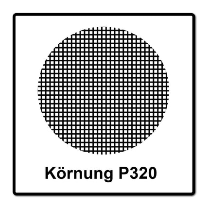 Mirka ABRANET Disques abrasifs Grip, Diamètre 77mm, P320 - 100 pcs. (2x 5420305032)