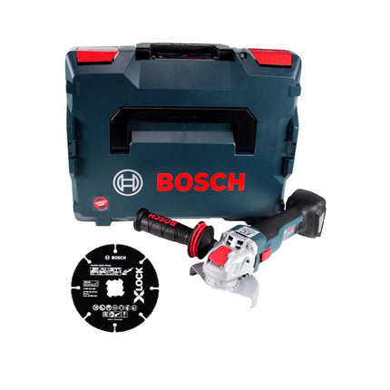 Bosch GWX 18V-10 C Professional Amoladora angular a batería 18V / 125 mm / X-LOCK ( 06017B0200 ) + Maletín L-BOXX - Sin batería, sin cargador incluidos