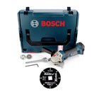 Bosch GWS 18-125 V-LI Akku Winkelschleifer 18V 125mm ( 060193A308 ) + Trennscheibe + L-Boxx - ohne Akku, ohne Ladegerät