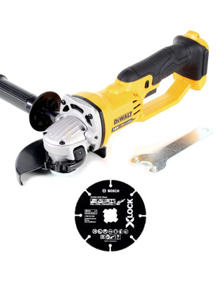 DeWalt DCG 412 N Akku Winkelschleifer 18V 125mm + Trennscheibe - ohne Akku, ohne Ladegerät