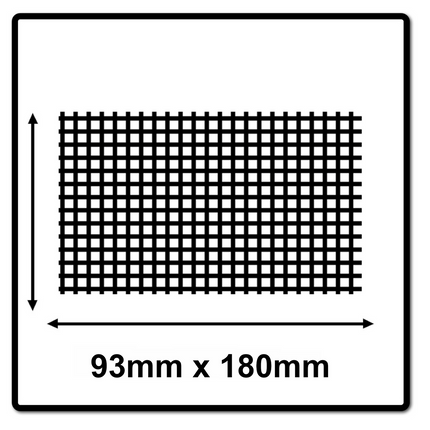 Mirka ABRANET tiras de lija Grip 93x180mm P180 100 piezas (2x 5412805018)