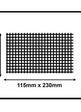 Mirka ABRANET 115x230mm Puño P400, 200ud. (4x5411205041)