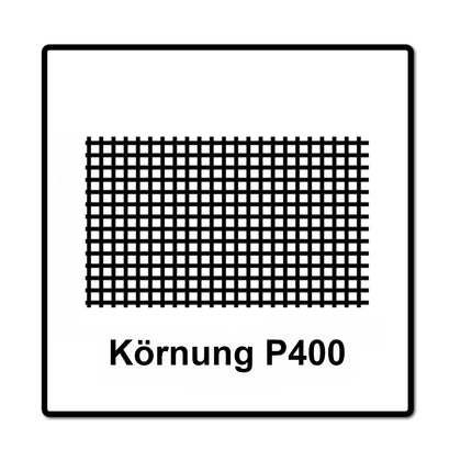 Mirka ABRANET Bandes abrasives 115 x 230mm, P400 - 200 pcs. (4x 541120504)