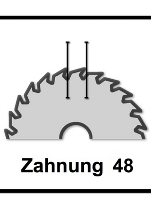 Bosch Kreissägeblatt Expert for Wood 250 x 1,6 x 30 mm 48 Zähne für Holz ( 2x 2608644523 )