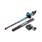 Cortasetos inalámbrico Makita DUH 751 SF1 18V 75 cm sin escobillas + 1x batería recargable 3.0Ah + cargador