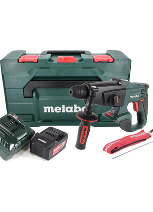 Metabo KHA 18 LTX Akku Kombihammer 18V 2,2J SDS Plus + 1x Akku 5,2 Ah + Ladegerät + metaBOX