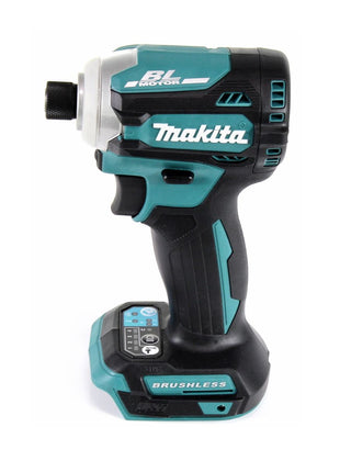 Makita DTD 171 SMX4 Akku Schlagschrauber 18 V 180 Nm 1/4" Brushless + 1x Akku 4,0 Ah + Ladegerät + 70 tlg. Bit Bohrer Set + Koffer