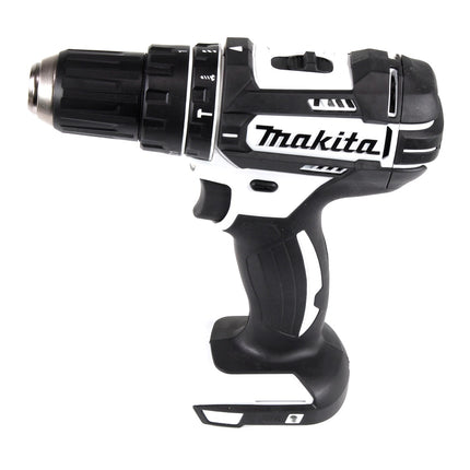 Taladro percutor inalámbrico Makita DHP 482 W SGX4 18 V 62Nm + 1x batería 6,0Ah + cargador + 70 piezas. Juego de brocas + estuche