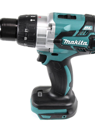 Taladro percutor inalámbrico Makita DHP 481 STX4 18 V 115Nm + 1x batería 5,0Ah + cargador + 70 piezas. Juego de brocas + estuche