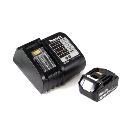 Taladro percutor inalámbrico Makita DHP 453 SFX4 18 V 42Nm + 1x batería 3.0Ah + cargador + 70 piezas. Juego de brocas + estuche