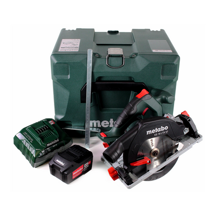 Metabo KS 18 LTX 57 Sierra circular sin cable 18V 165x20mm + 1x batería 5,2 Ah + cargador + MetaLoc