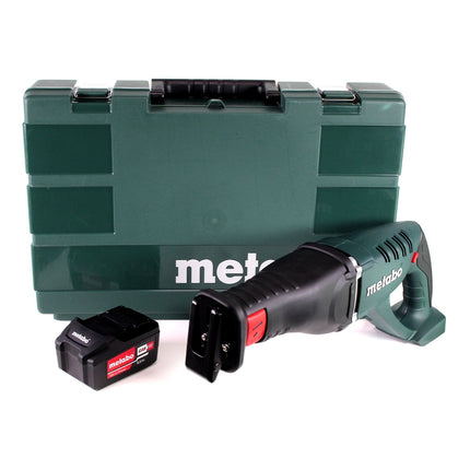 Metabo Akku Säbelsäge ASE 18 LTX + 1x Akku 5,2Ah + Koffer - ohne Ladegerät