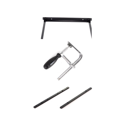 Sega a tuffo a batteria Makita DSP 600 ZJ 36V (2x 18V) senza spazzole + 2x guida + morsetti per viti + connettore guida + rip fence ( 165447-6 ) + Makpac - senza batteria, senza caricabatterie