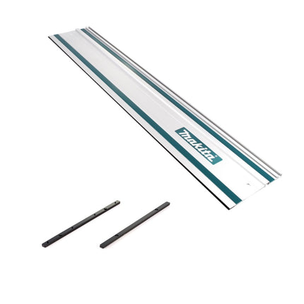 Makita DSP 600 STJ cordless plunge-cut saw 36V (2x 18V) brushless + 2x guide rail + rip fence + screw clamps + guide rail connector + 2x rechargeable battery 5.0Ah + charger + Makpac