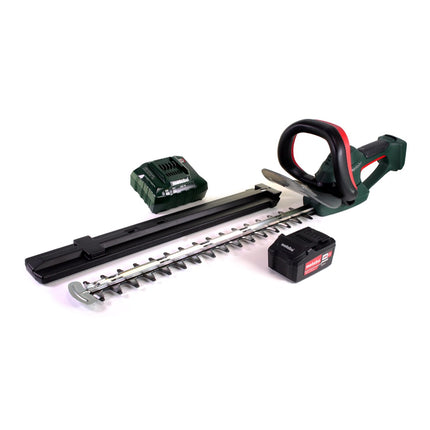 Tagliasiepi a batteria Metabo AHS 18-55 V 18V 53cm + 1x batteria 5,2Ah + caricabatterie