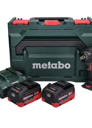 Metabo SSW 18 LTX 300 BL Visseuse à chocs sans fil 300Nm 1/2" Brushless 18V + 2x Batteries 8,0Ah + Chargeur + Coffret (602395840)