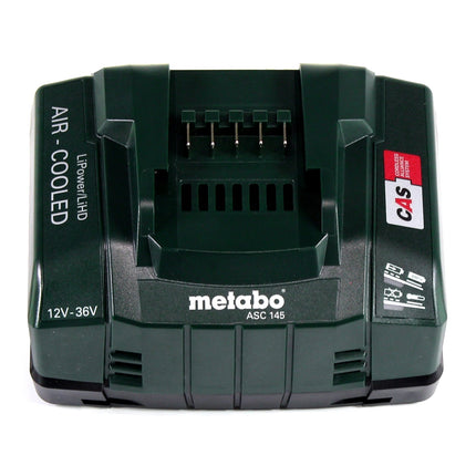 Metabo Basis Set LIHD + 2x Batteries 4,0 Ah + Chargeur + Coffret de transport Metaloc ( 685130000 )
