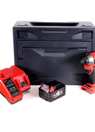 Milwaukee M18 CID-401M llave de impacto inalámbrica 18V 180Nm 1/4" sin escobillas + 1x batería 4.0Ah + cargador + M-Box