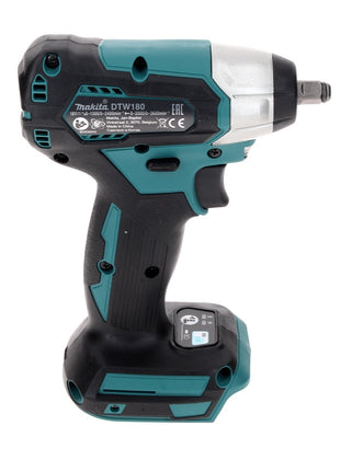 Makita DTW 180 Z Boulonneuse à chocs sans fil 18 V 180 Nm 3/8" Brushless Solo - sans batterie, sans chargeur